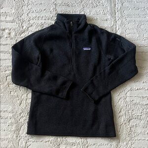 Patagonia Black Half-Zip Fleece Pullover